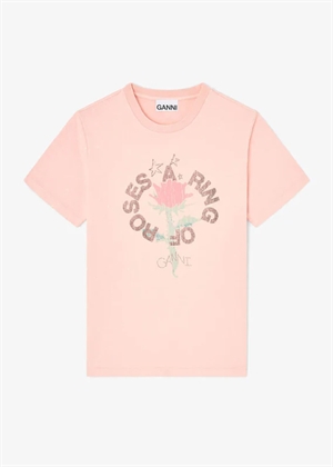 Future heavy jersey oversized tee Peachskin A1050252 Ganni 